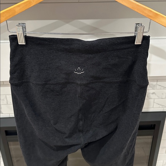 Beyond Yoga Black Leggings with Blue Stripes - Picture 4 of 8